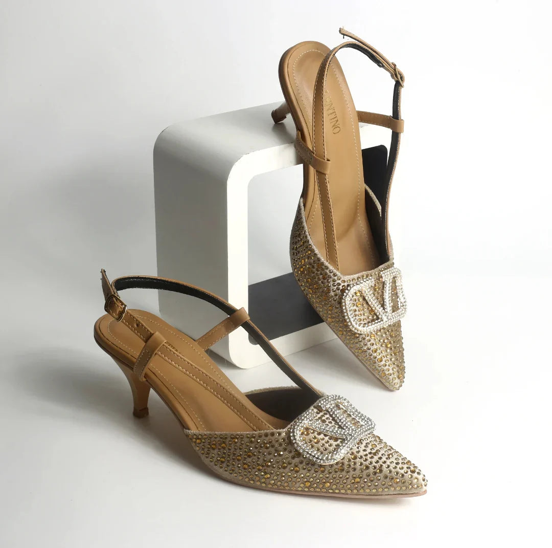 Exclusive Valentino 3INCH Swarovski Heels